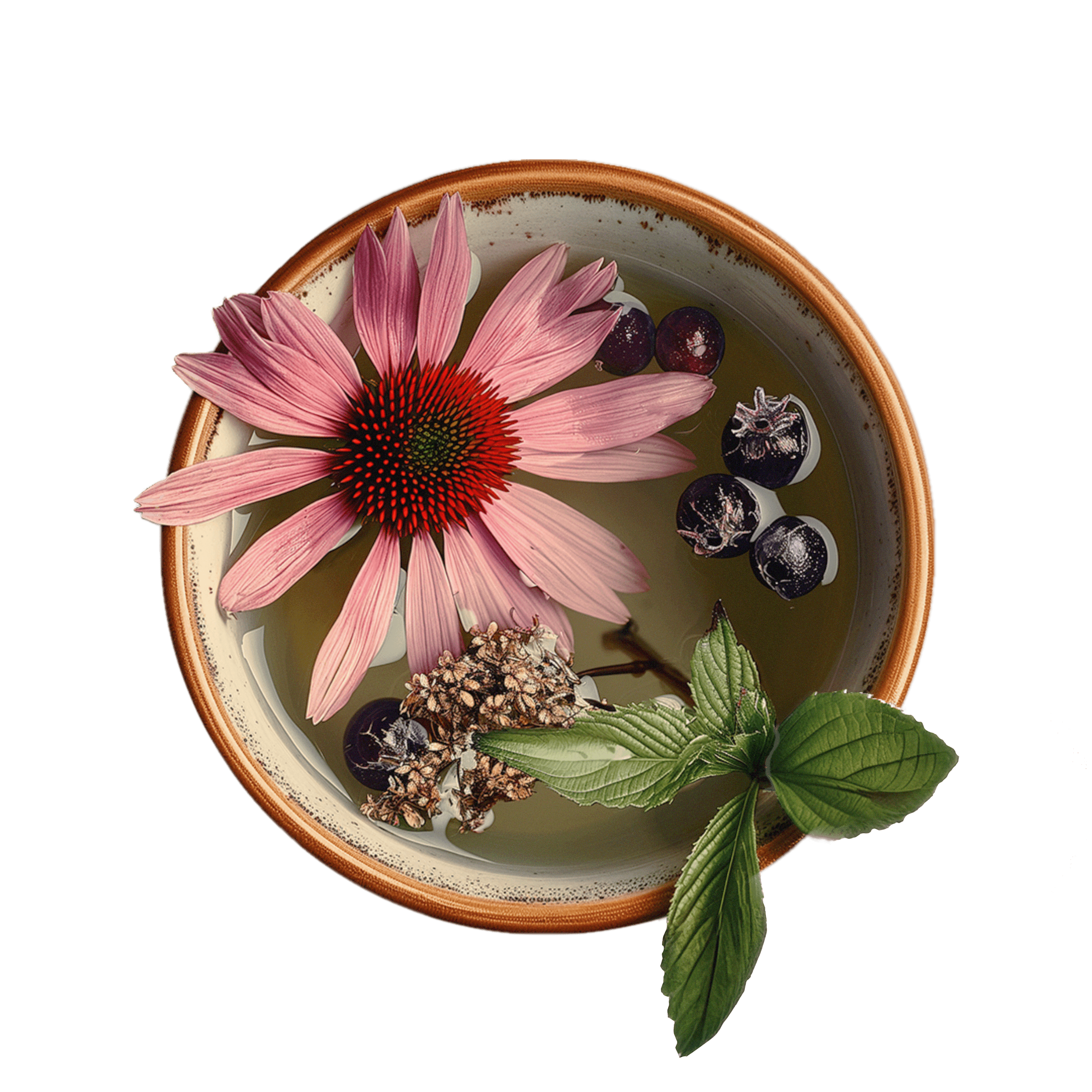 Tea cup of Echinacea Immune Support