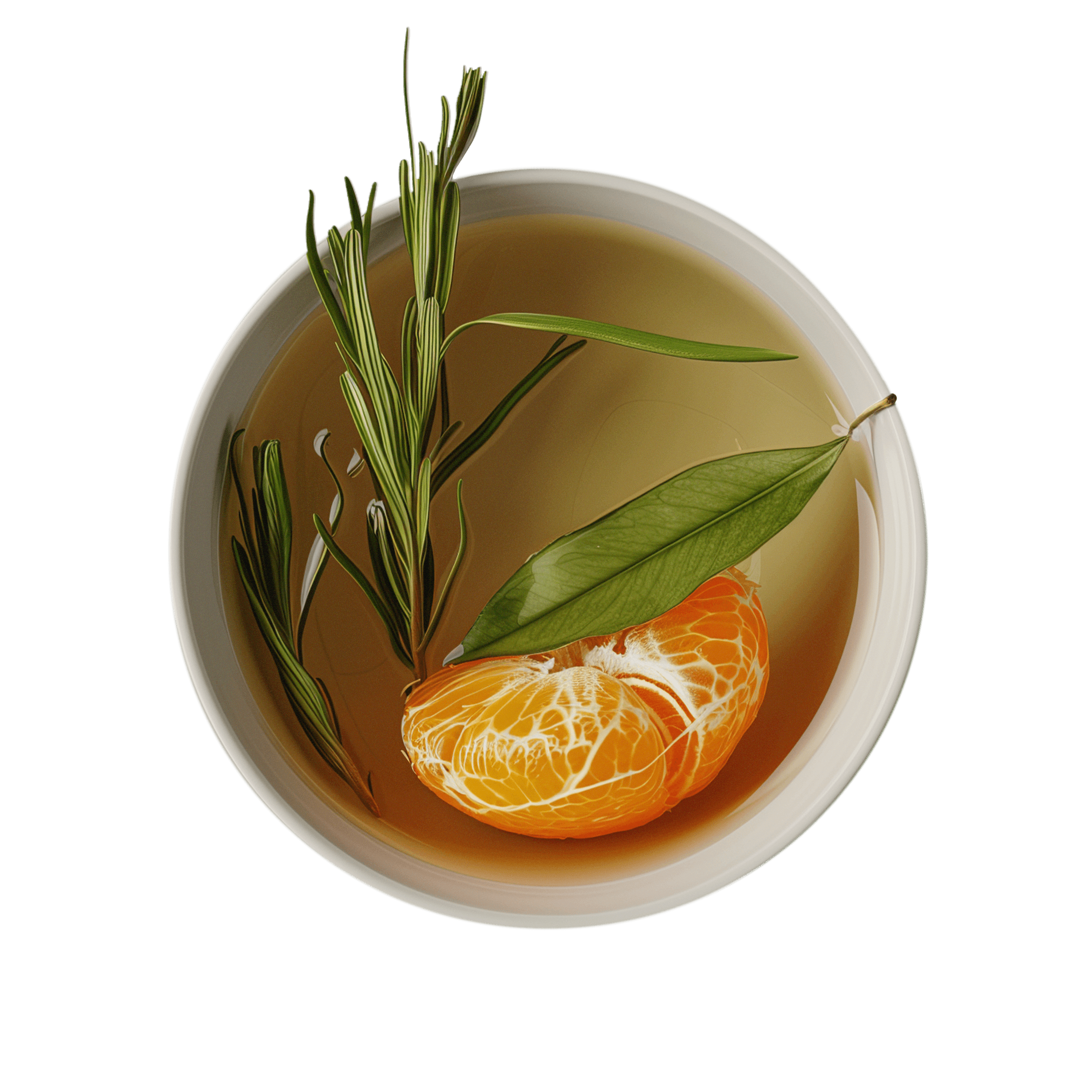 Tea cup of Sweet Clementine Stress Support