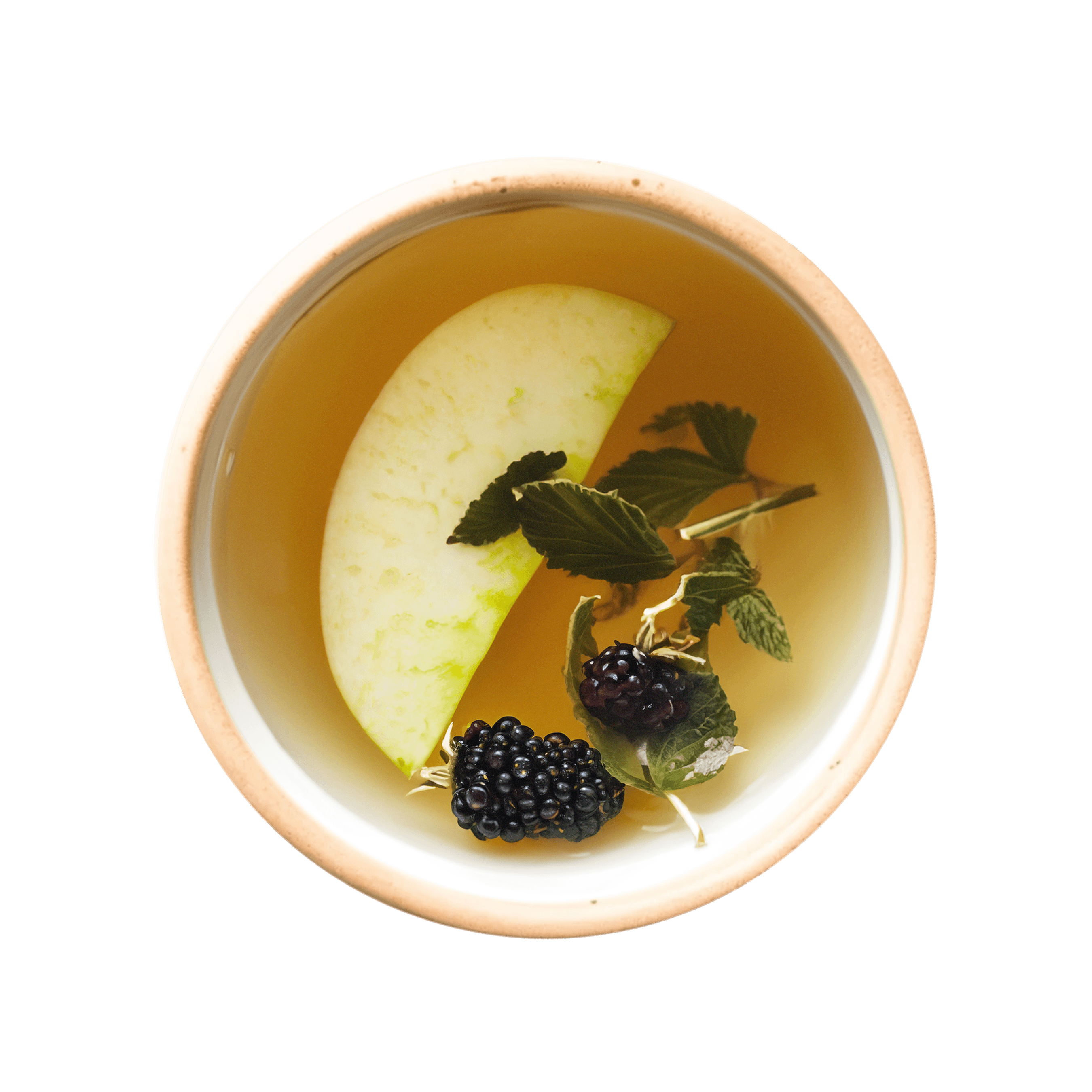 Tea cup of Blackberry Apple Cider Digestive Awakening