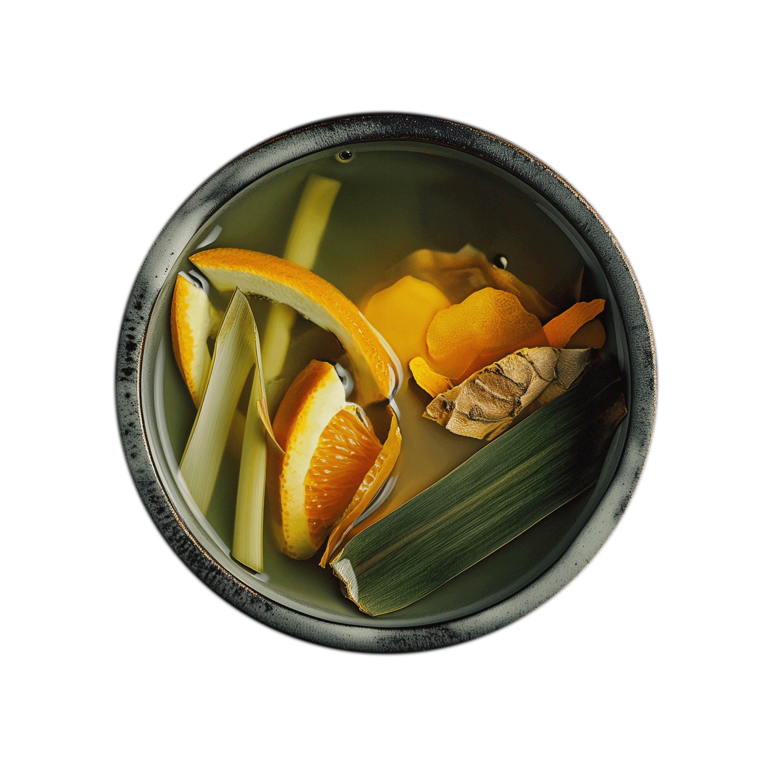 Tea cup of Sweet Ginger Citrus Turmeric Vitality