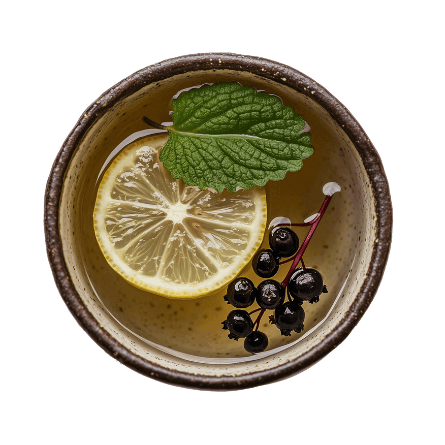 Elderberry Lemon Balm Immune + Stress