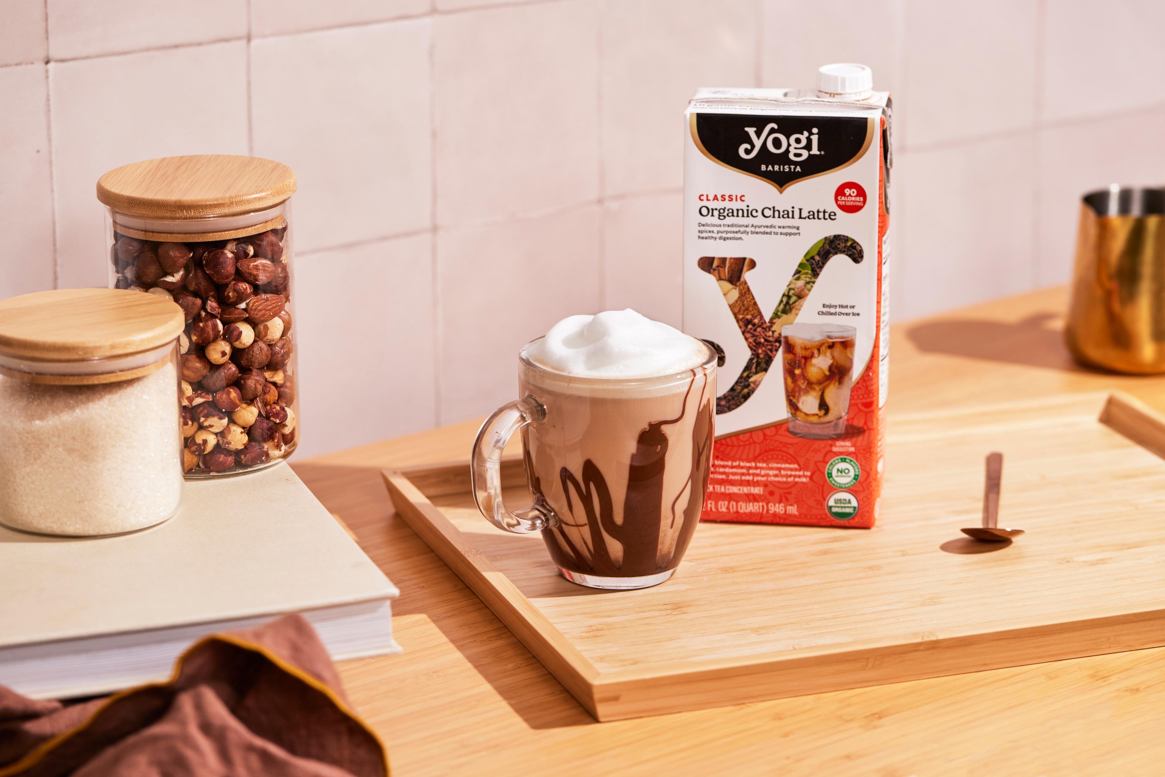 Yogi Barista Chai Latte in a mug