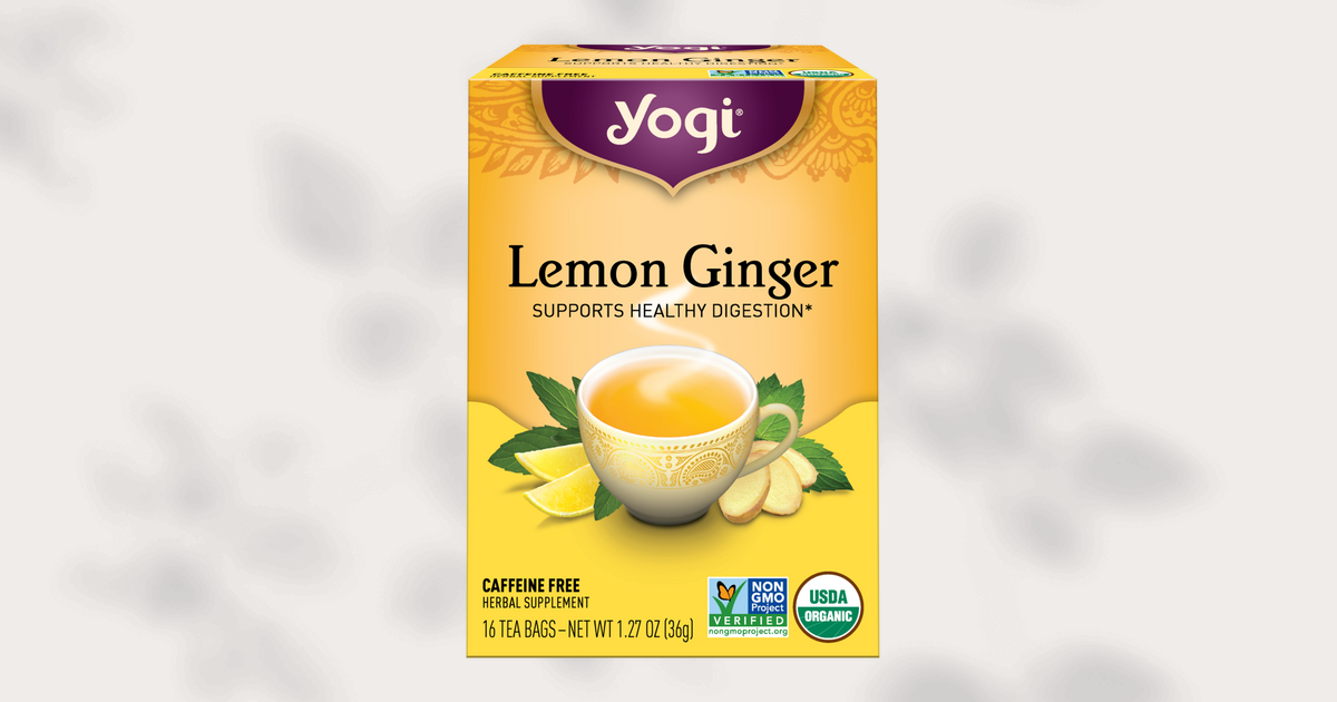 Lemon Ginger | Zesty and Spicy Blend | Yogi Tea